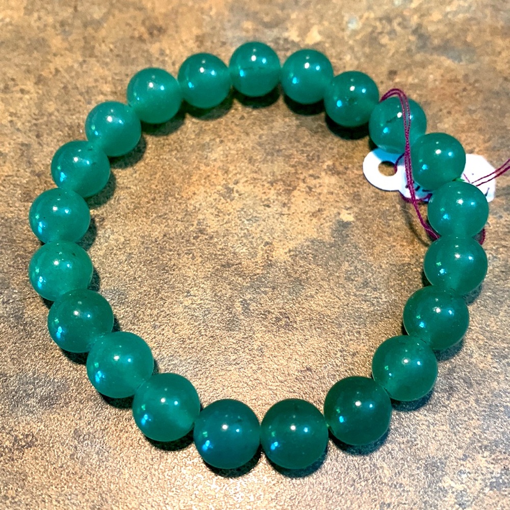 New Green Aventurine Stretch Bracelet